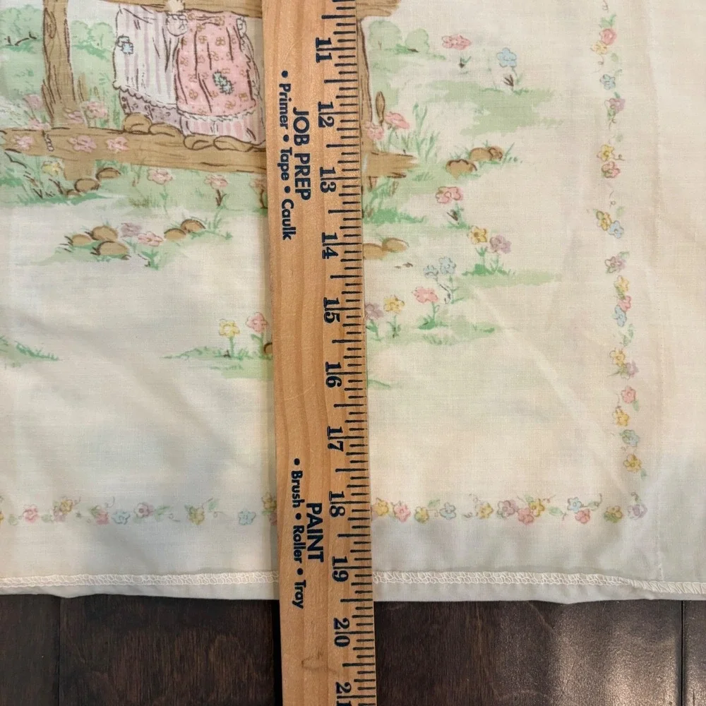 Vintage 70s 80s‎ Precious Moments Pillowcase Nursery Standard Double Sided READ